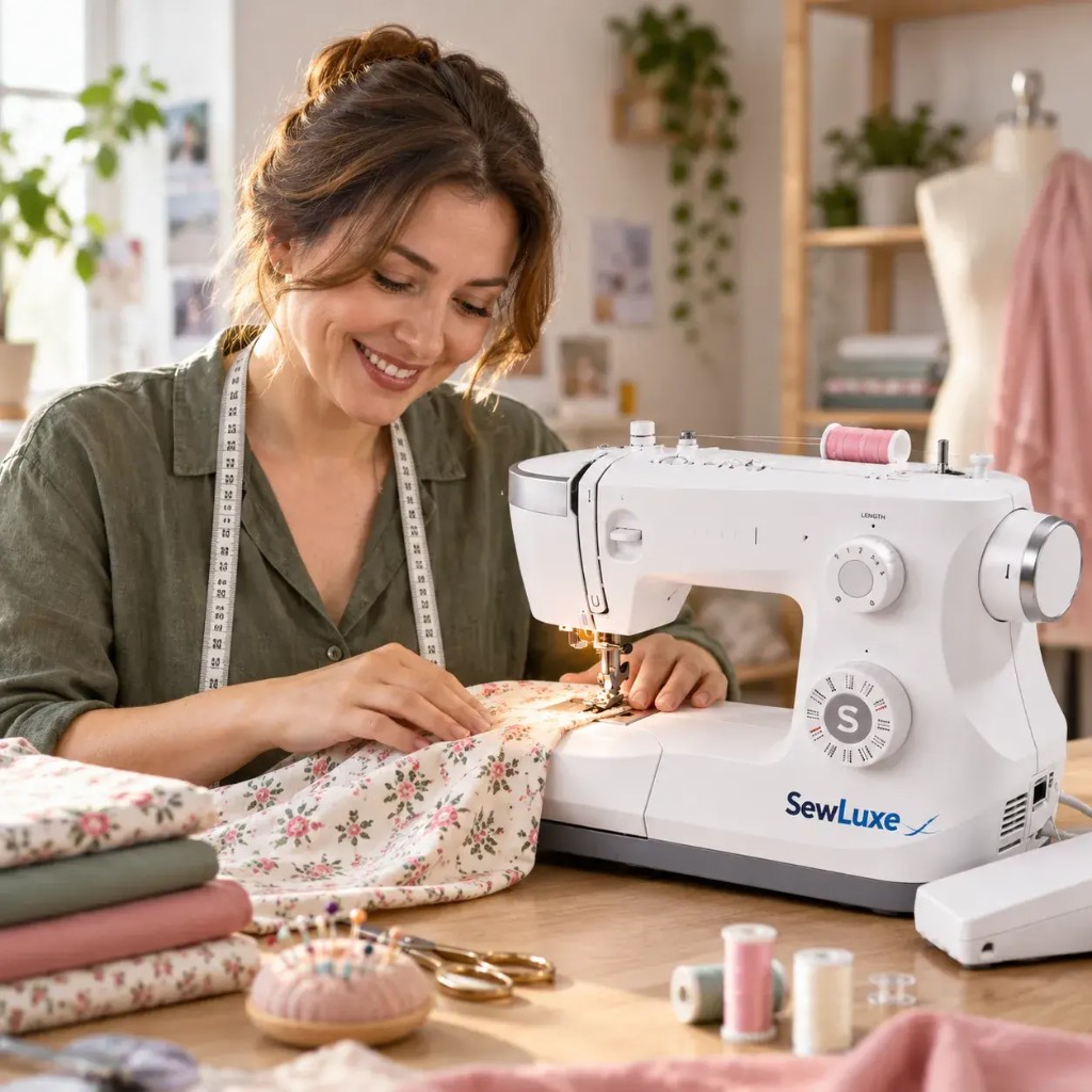 SewLuxe FabricSense adaptación automática al tejido